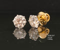 3.02Ct of Earring with the Purity of 18K