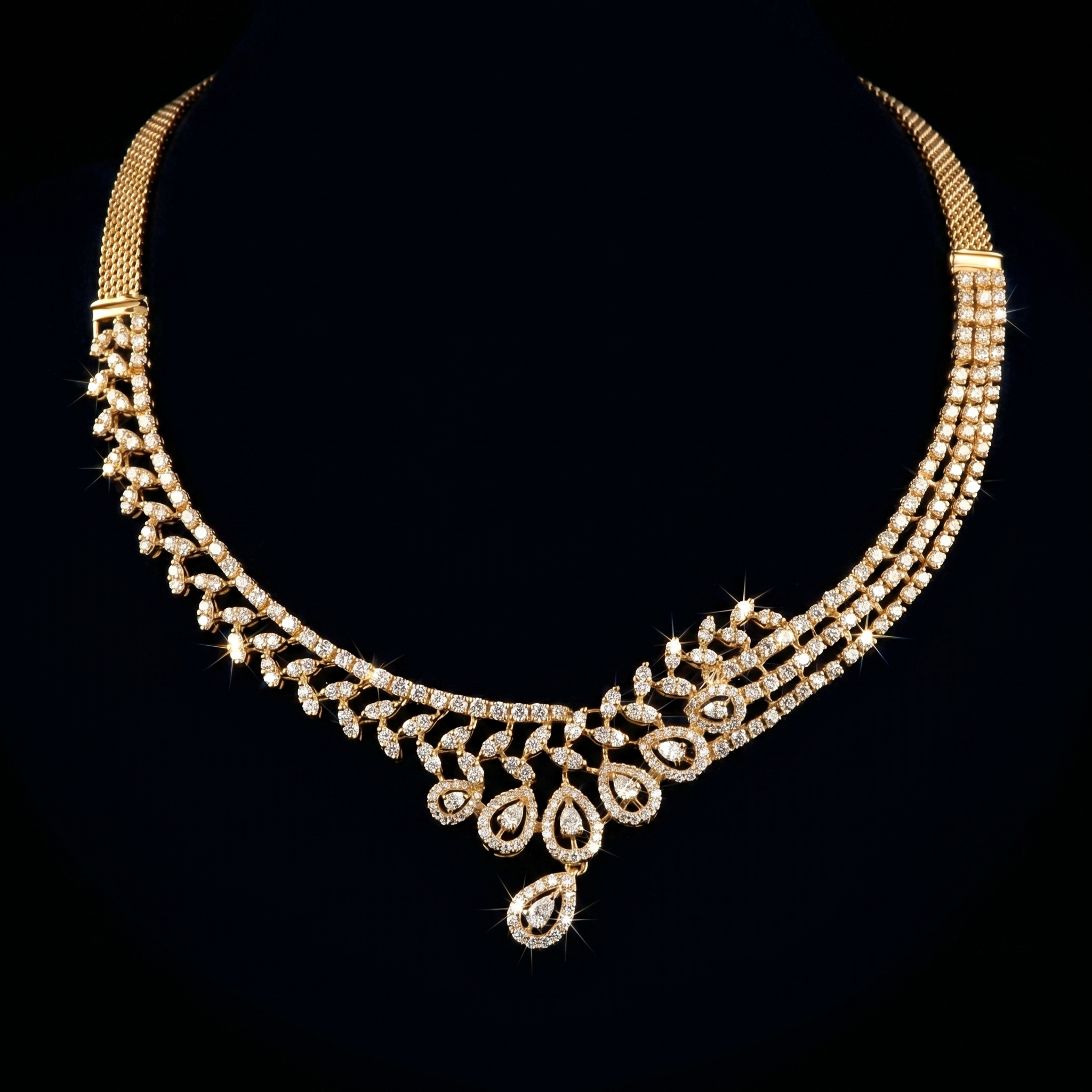 6.95Ct of Necklace With Purity of 14K