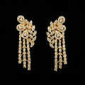 3.62Ct of Long Earring With Purity of 14K