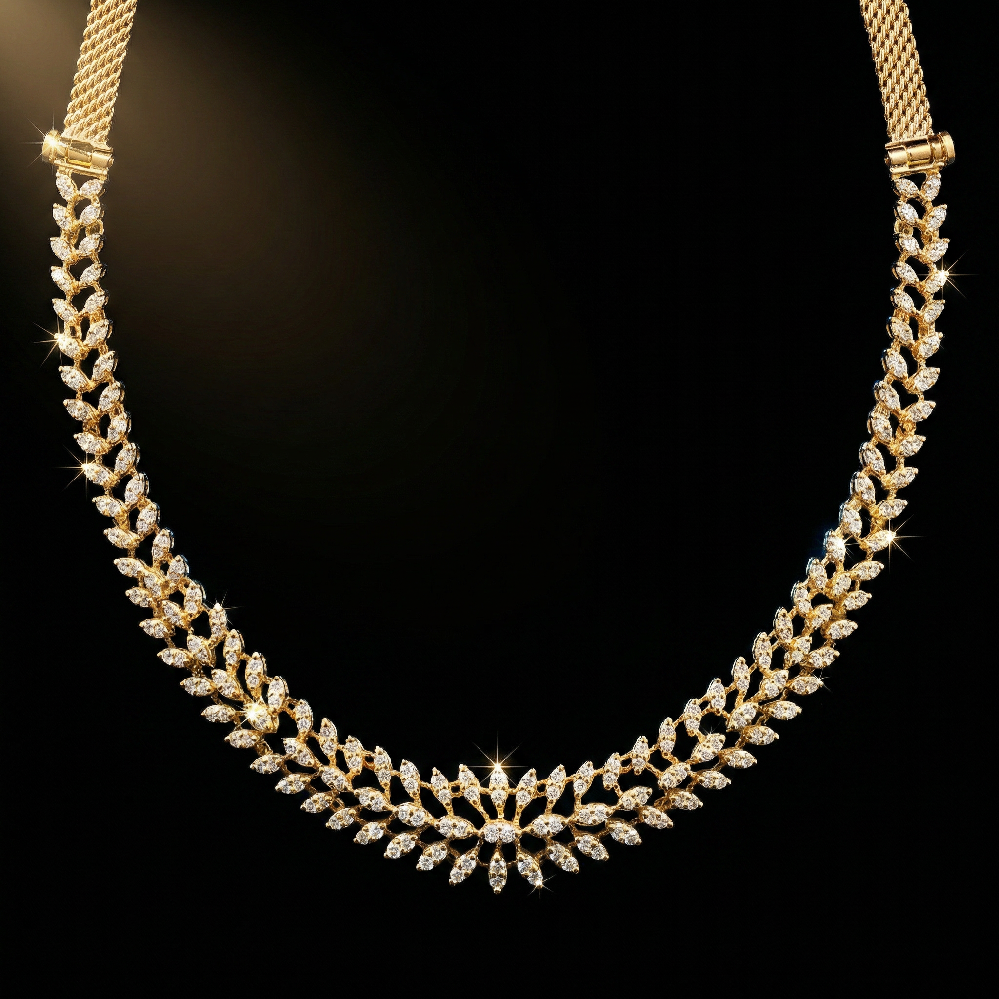 2.93Ct of Necklace With Purity of 14K