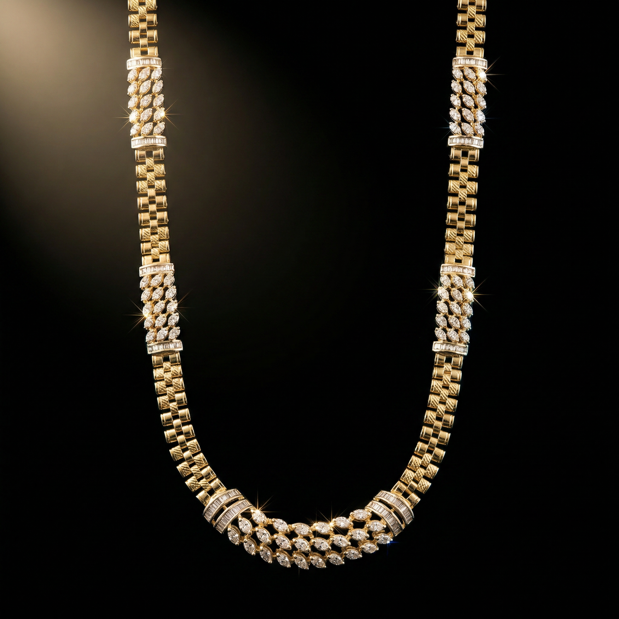 3.39Ct of Necklace With Purity of 14K