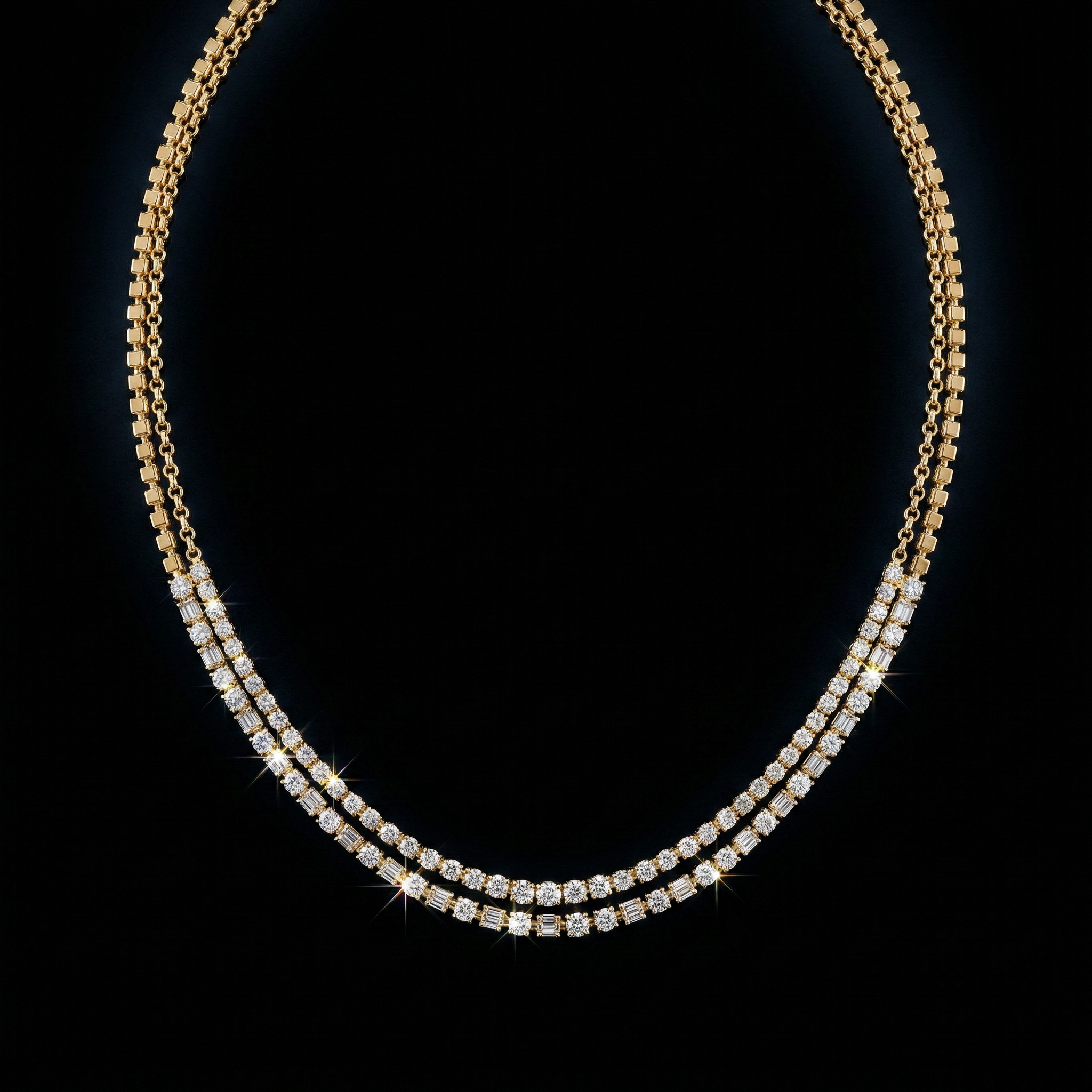 2.23Ct of Necklace With Purity of 14K