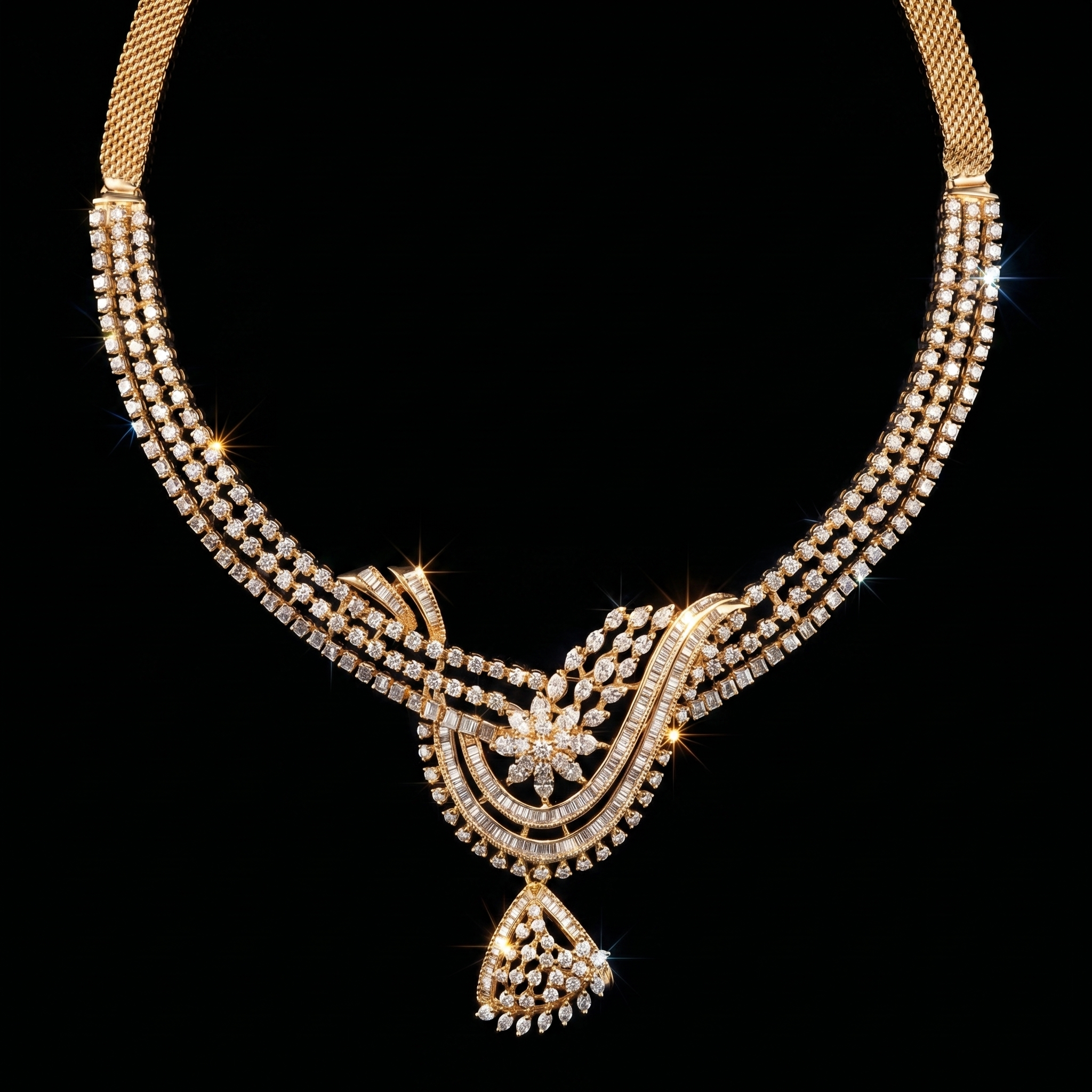 6.37Ct of Necklace With Purity of 14K