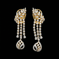 3.09Ct of Long Earring With Purity of 14K