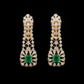 8.08Ct of Long Earring With Purity of 14K