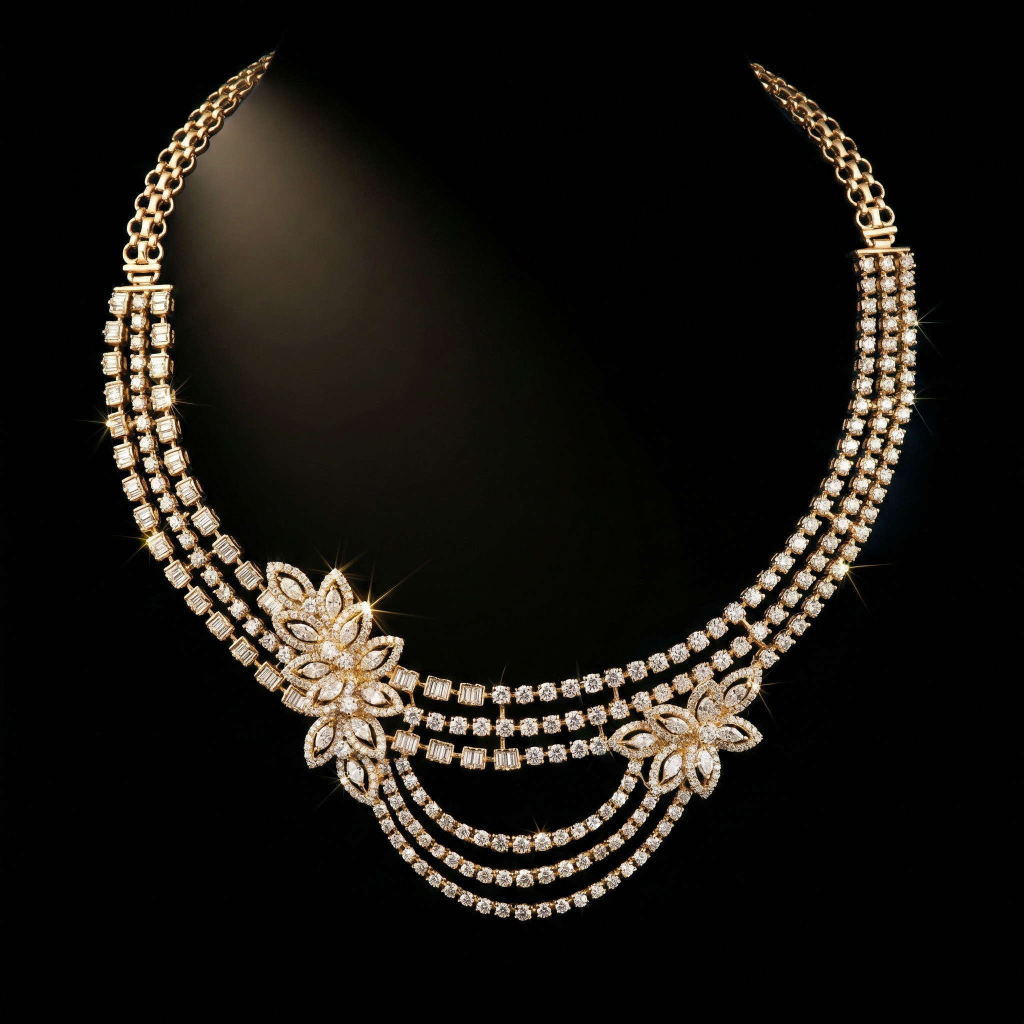 12.72Ct of Necklace With Purity of 14K