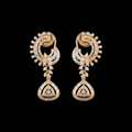 3.56Ct of Long Earring With Purity of 14K