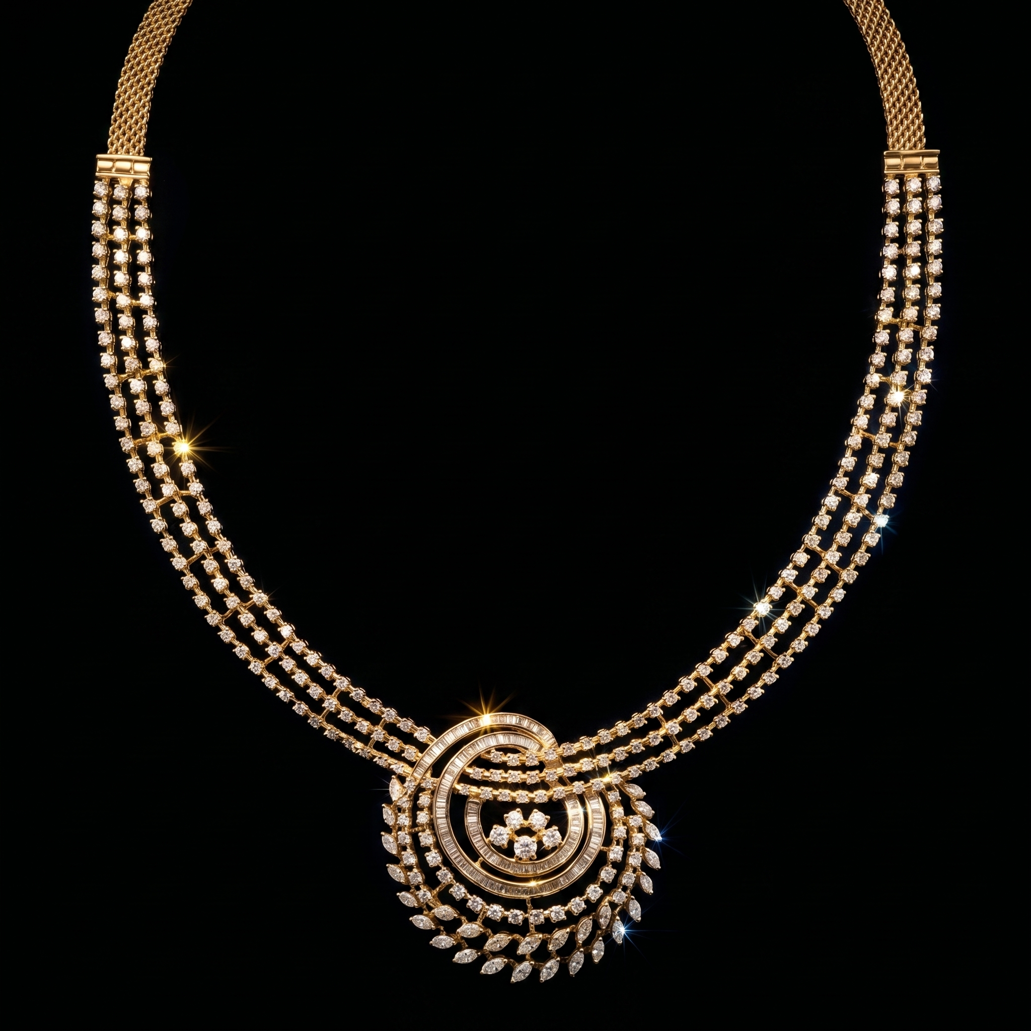8.28Ct of Necklace With Purity of 14K