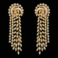 3.59Ct of Long Earring With Purity of 14K