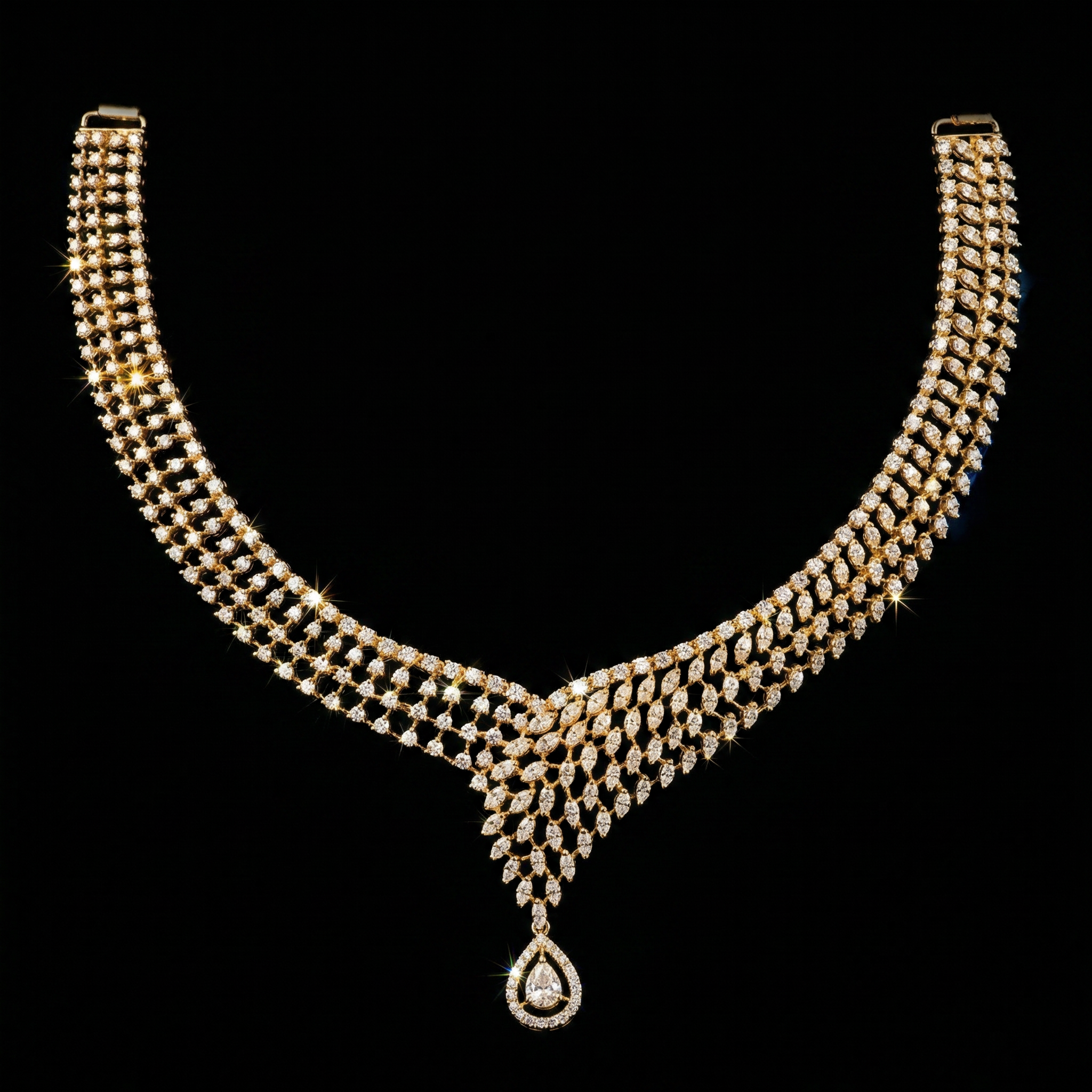 8.22Ct of Necklace With Purity of 14K