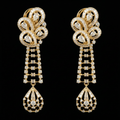 3.03Ct of Long Earring With Purity of 14K