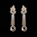 3.8Ct of Long Earring With Purity of 14K