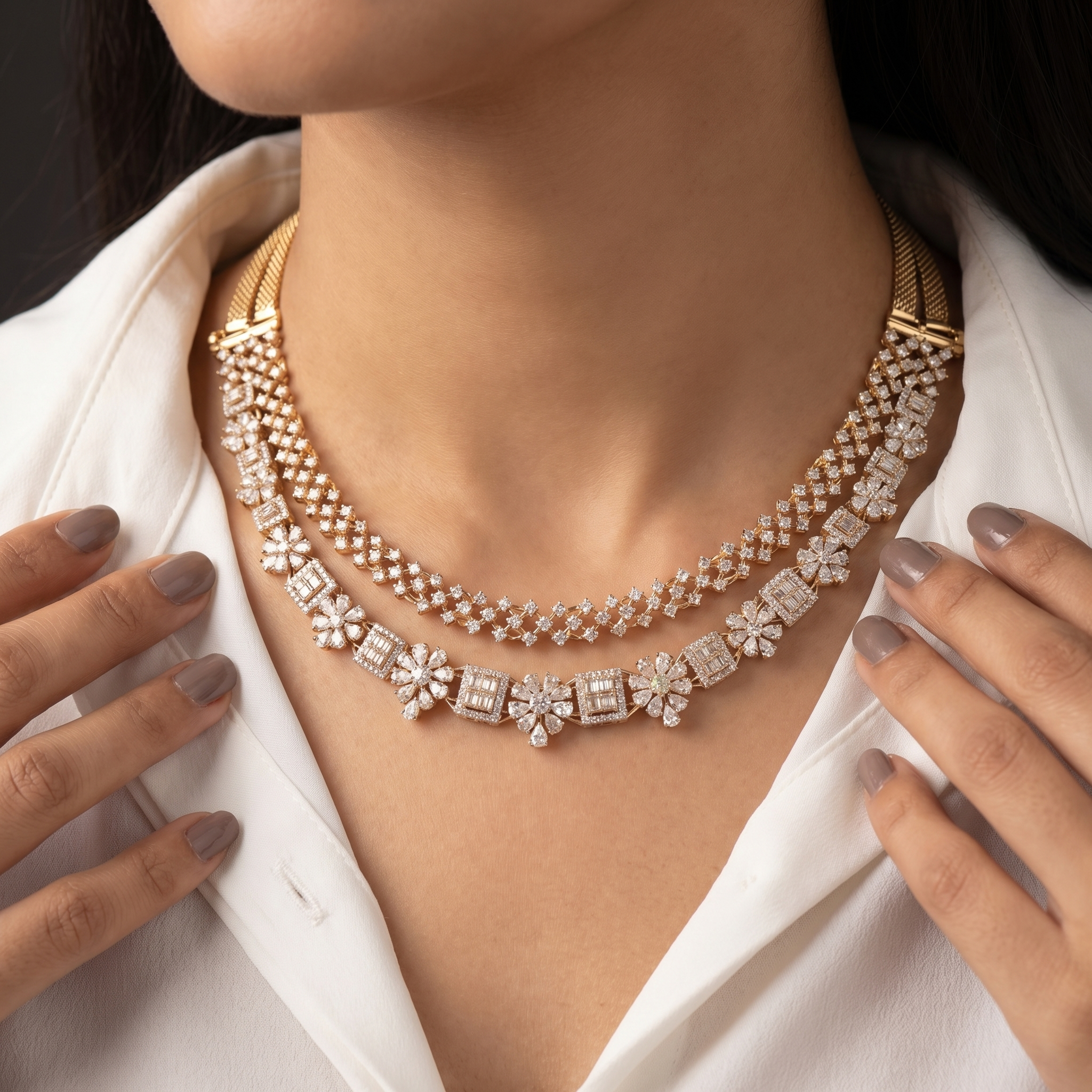 15.4Ct of Necklace With Purity of 14K