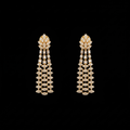 2.69Ct of Long Earring With Purity of 14K