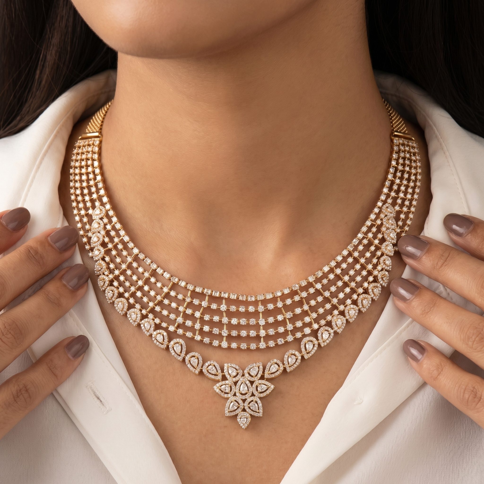 15.69Ct of Necklace With Purity of 14K