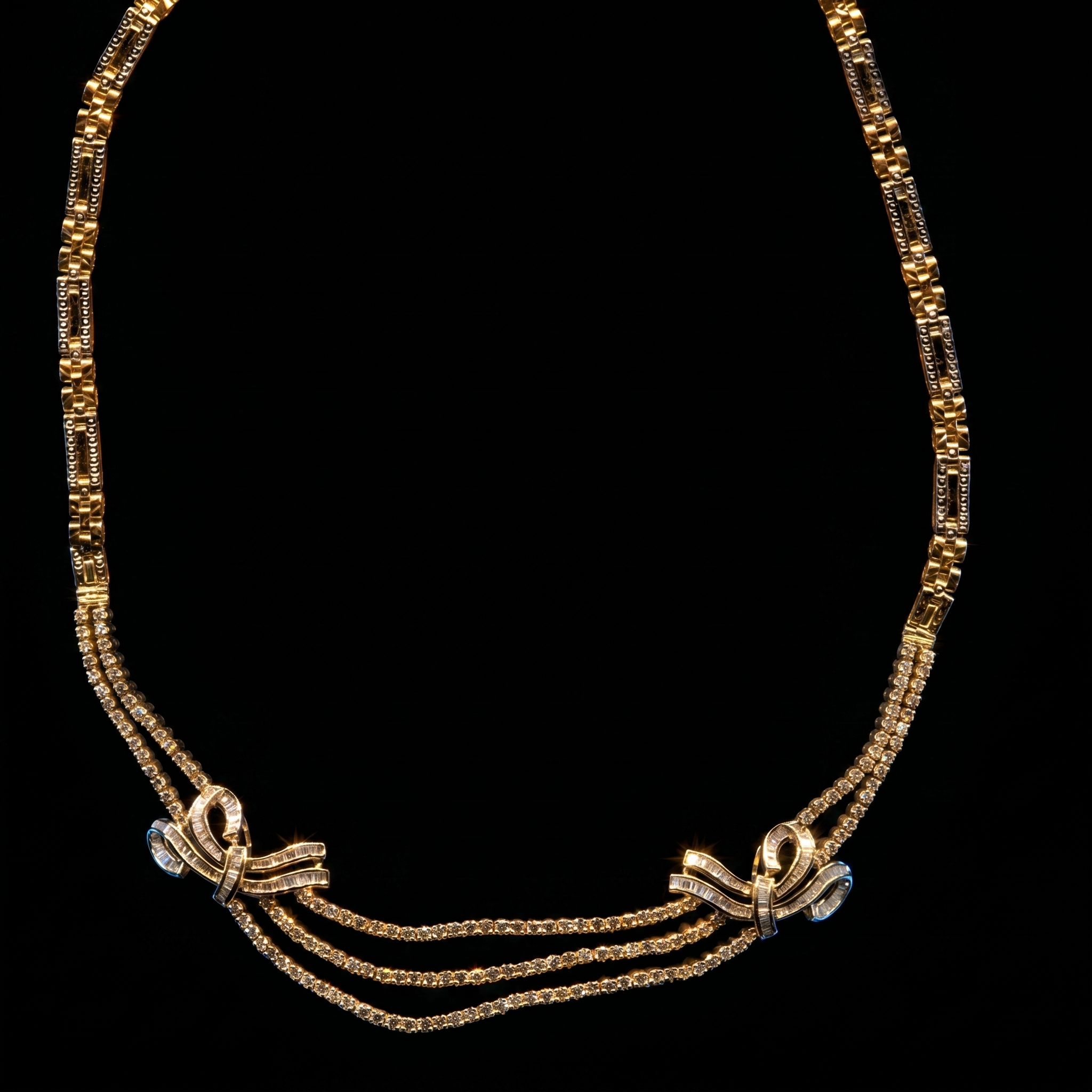 4.24Ct of Necklace With Purity of 14K