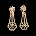 3.42Ct of NecklaceEarring With the Purity of 14K