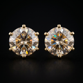 1.41 Ct EARRINGS with the Purity of 18K