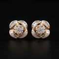 0.51 Ct EARRINGS with the Purity of 18K
