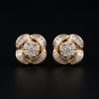 0.51 Ct EARRINGS with the Purity of 18K