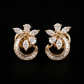 1.12 Ct EARRINGS with the Purity of 18K