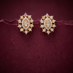 0.74 Ct EARRINGS with the Purity of 18K
