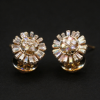 0.51Ct of Earring  With the Purity of 18K