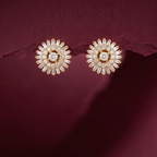 0.73 Ct EARRINGS with the Purity of 18K