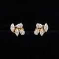 1.86 Ct EARRINGS with the Purity of 18K
