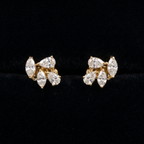 1.86 Ct EARRINGS with the Purity of 18K