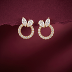 1.37 Ct EARRINGS with the Purity of 18K