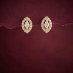 0.4 Ct EARRINGS with the Purity of 18K