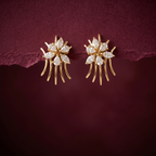 0.89Ct of Earring  With the Purity of 18K