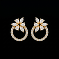 1.48Ct of Earring  With the Purity of 18K