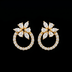 1.48Ct of Earring  With the Purity of 18K