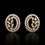 1.16Ct of Earring  With the Purity of 18K
