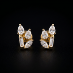 0.678Ct of Earring  With the Purity of 18K