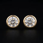 0.65Ct of Earring  With the Purity of 18K