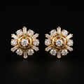 1.08Ct of Earring  With the Purity of 18K