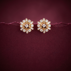 1.08Ct of Earring  With the Purity of 18K