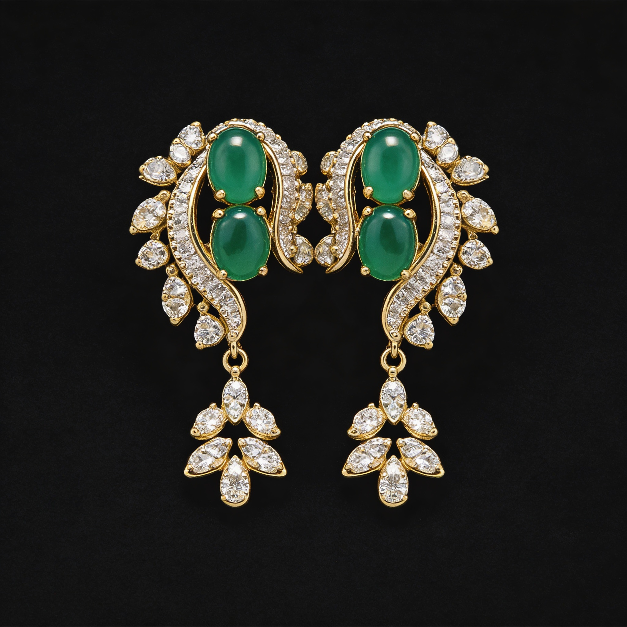3.56Ct of Locket Earring With Purity of 18K