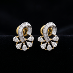 1.01Ct of Locket Earring With Purity of 18K