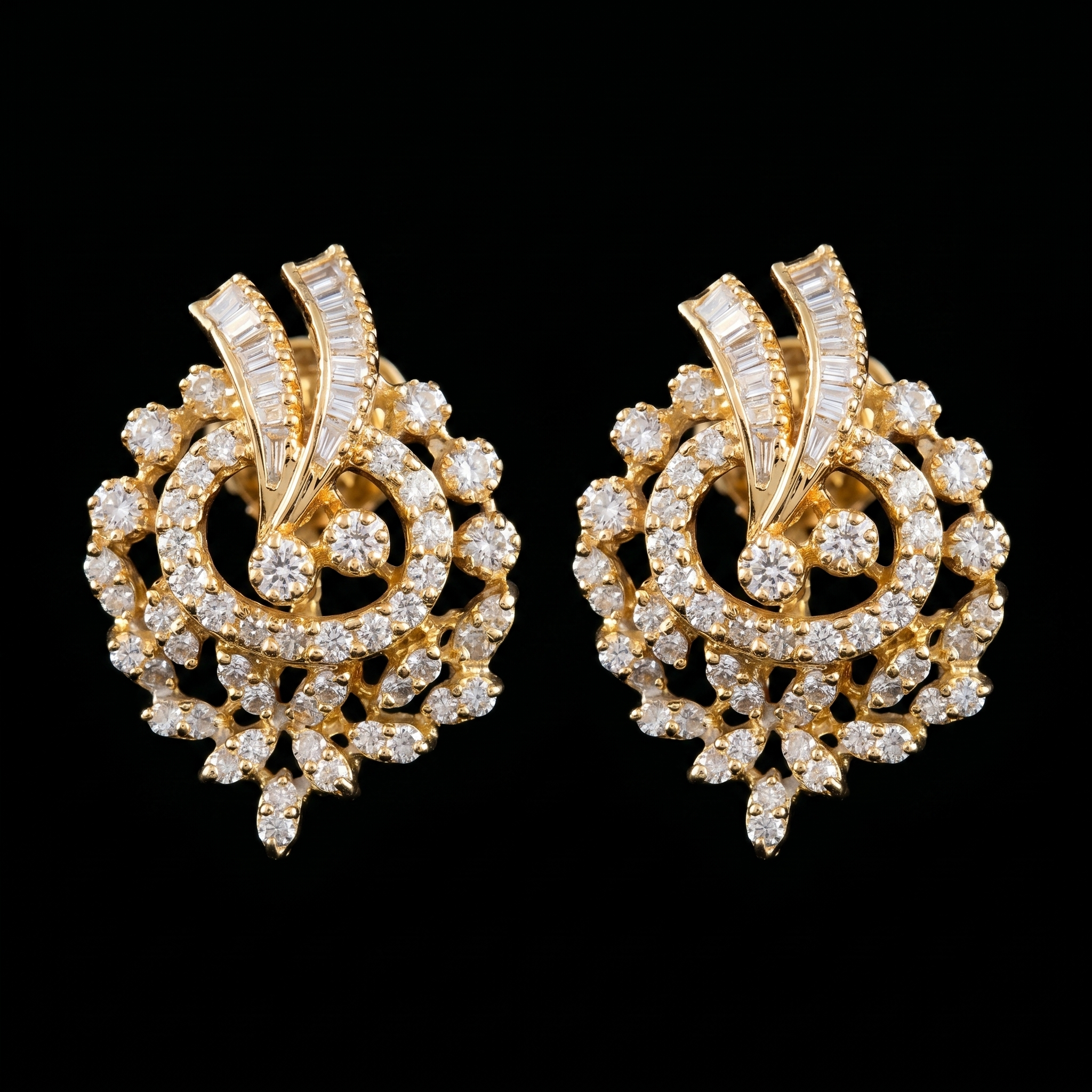 1.46Ct of Locket Earring With Purity of 18K