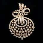 3.29Ct of Locket With Purity of 18K