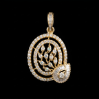 1.02Ct of Locket With Purity of 18K