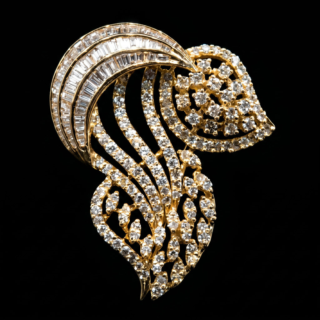 2.93Ct of Locket With Purity of 18K