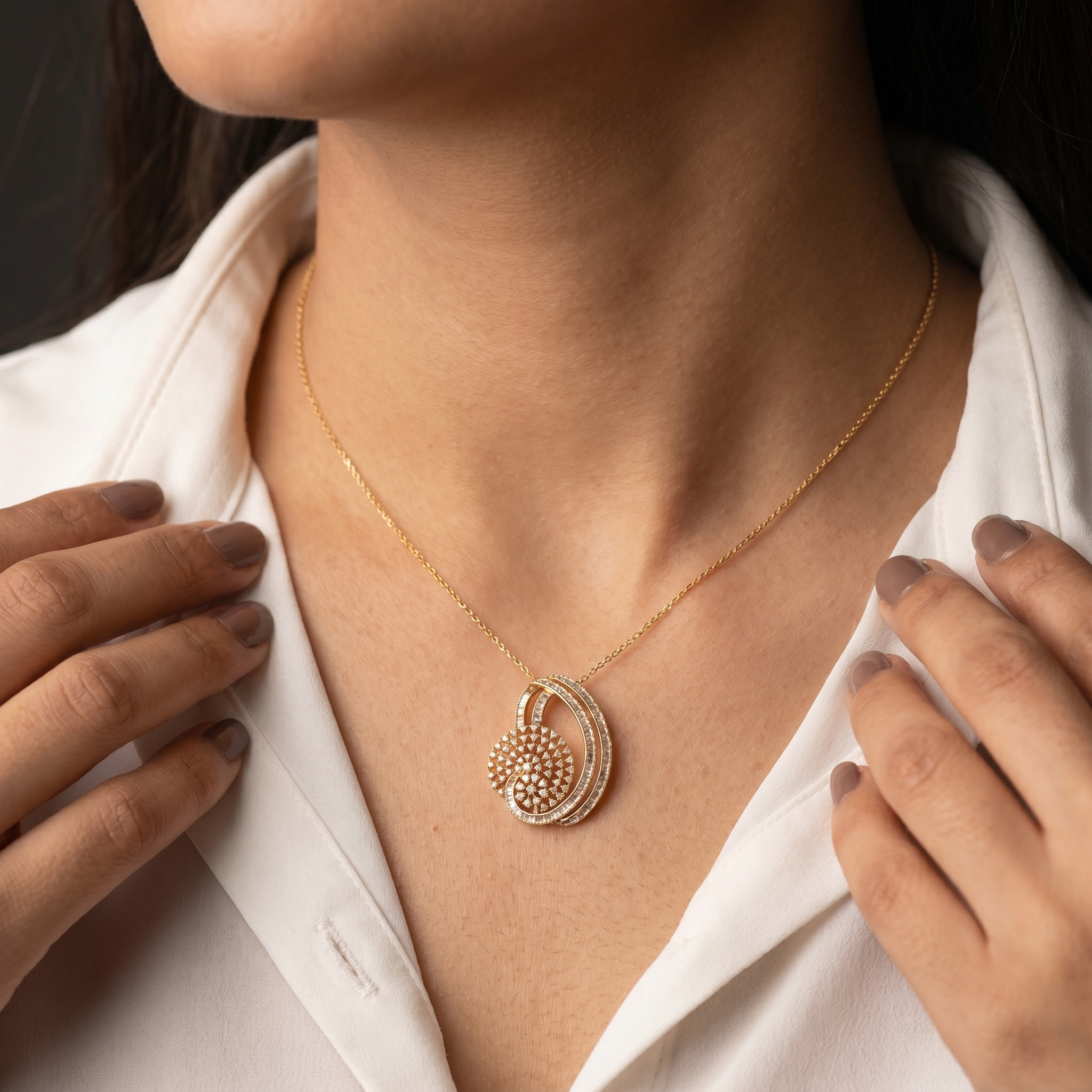 2.92Ct of Locket With Purity of 18K
