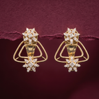 0.83Ct of Locket Earring With Purity of 18K