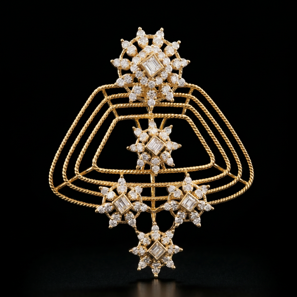 1.45Ct of Locket With Purity of 18K