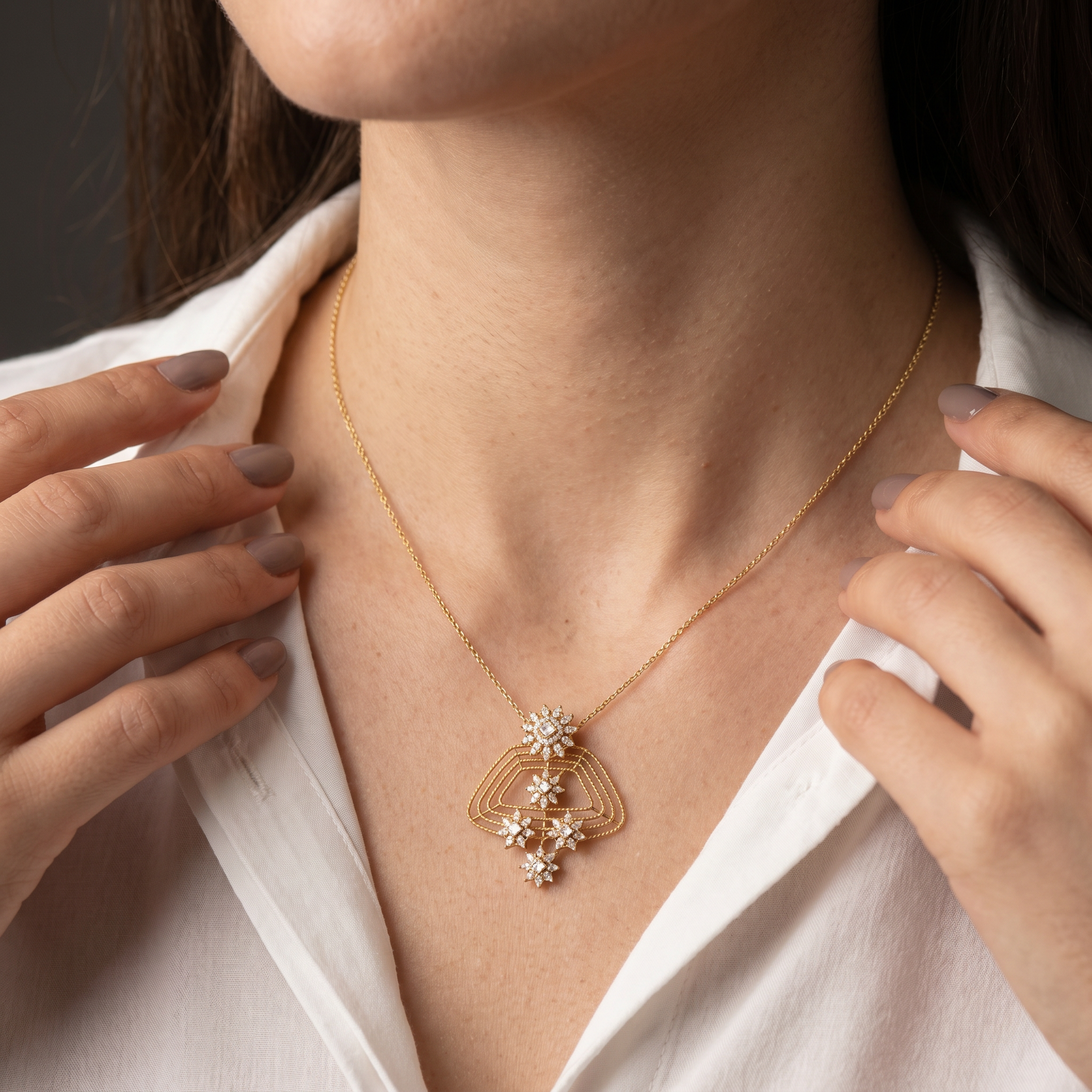 1.45Ct of Locket With Purity of 18K